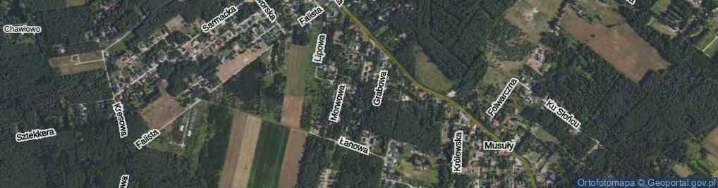 Zdjęcie satelitarne Bukowa ul.