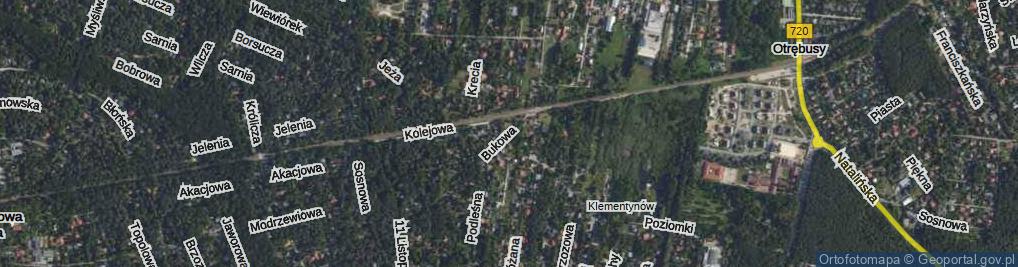 Zdjęcie satelitarne Bukowa ul.