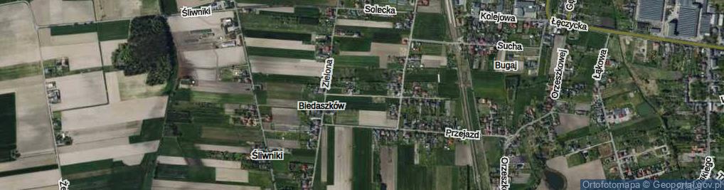 Zdjęcie satelitarne Bursztynowa ul.