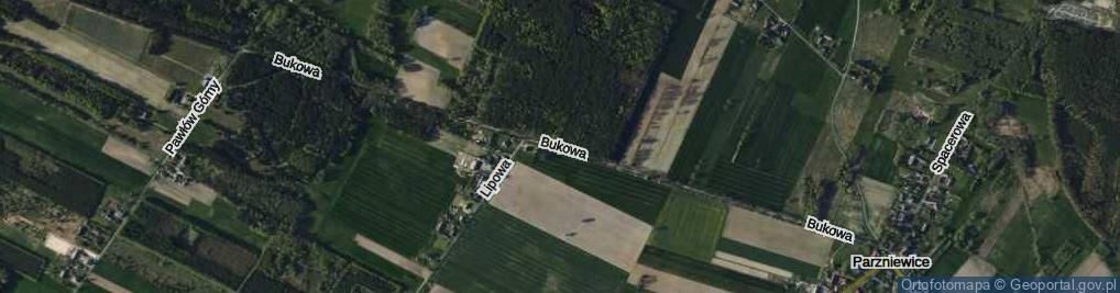 Zdjęcie satelitarne Bukowa ul.