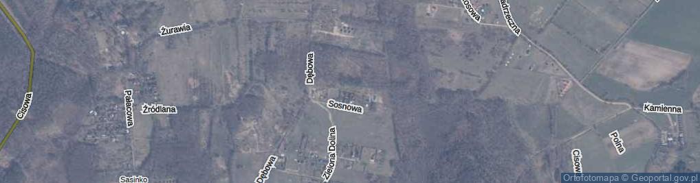 Zdjęcie satelitarne Bukowa ul.