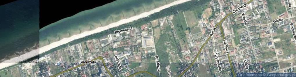 Zdjęcie satelitarne Bursztynowa ul.