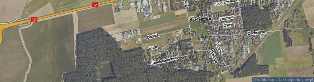 Zdjęcie satelitarne Busolowa ul.