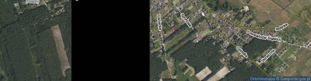 Zdjęcie satelitarne Bukowa ul.