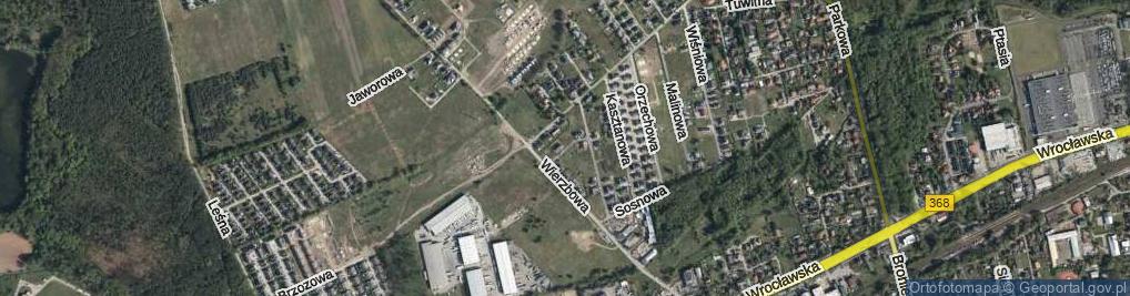 Zdjęcie satelitarne Bukowa ul.