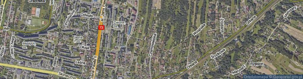 Zdjęcie satelitarne Buczakówka ul.