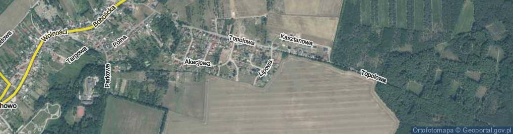 Zdjęcie satelitarne Bukowa ul.