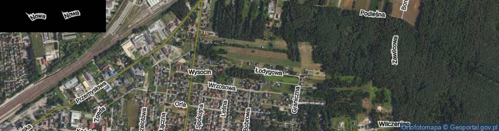 Zdjęcie satelitarne Bukowa ul.