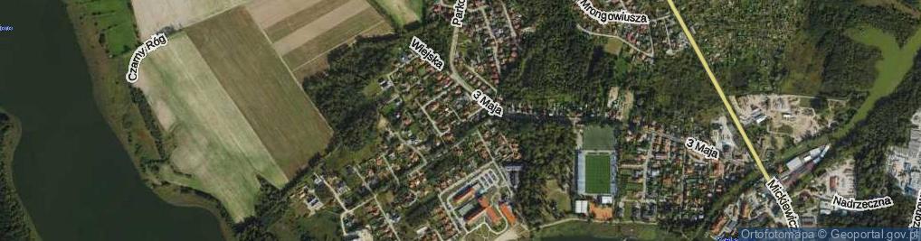 Zdjęcie satelitarne Bursztynowa ul.