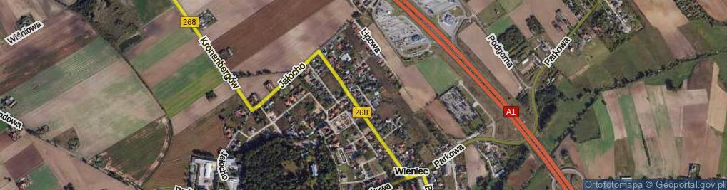 Zdjęcie satelitarne Bukowa ul.