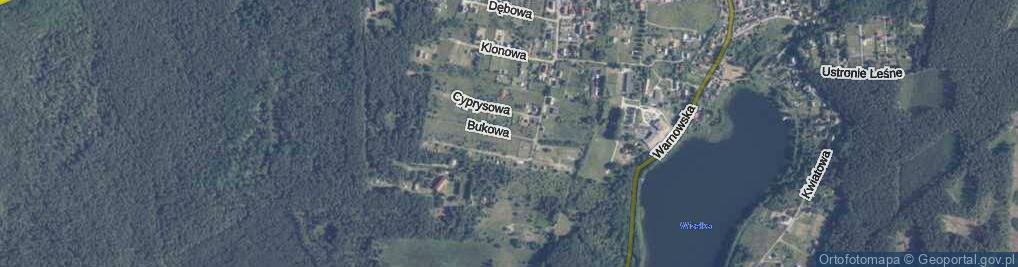 Zdjęcie satelitarne Bukowa ul.