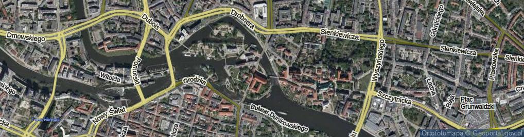 Zdjęcie satelitarne Bulwar Wyszyńskiego Stefana, ks. kard. ul.