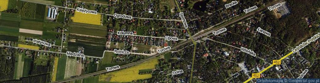 Zdjęcie satelitarne Bukowa ul.