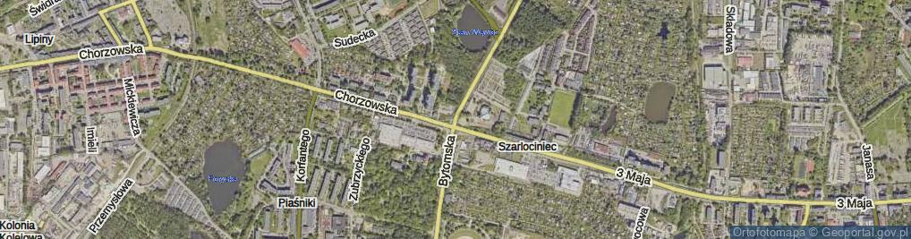 Zdjęcie satelitarne Bytomska ul.