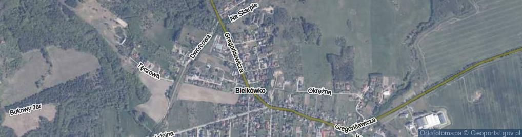 Zdjęcie satelitarne Ceglana ul.
