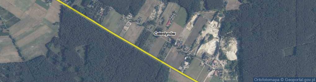 Zdjęcie satelitarne Celestynów ul.