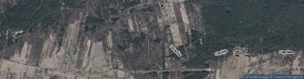Zdjęcie satelitarne Cezarów ul.