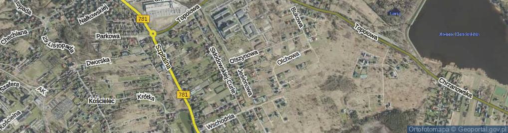 Zdjęcie satelitarne Cedrowa ul.