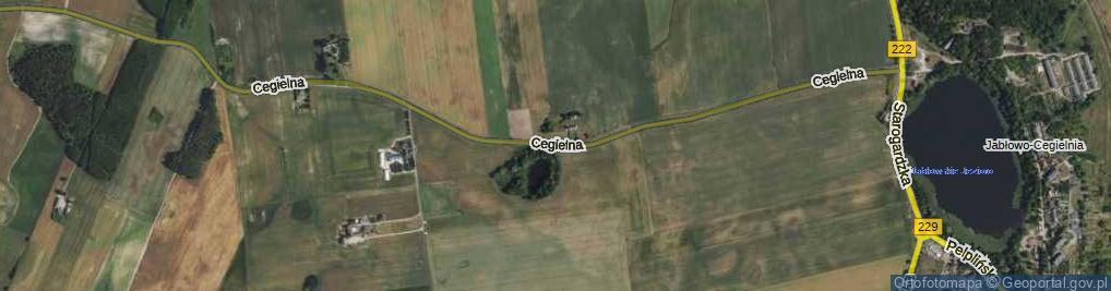 Zdjęcie satelitarne Cegielna ul.