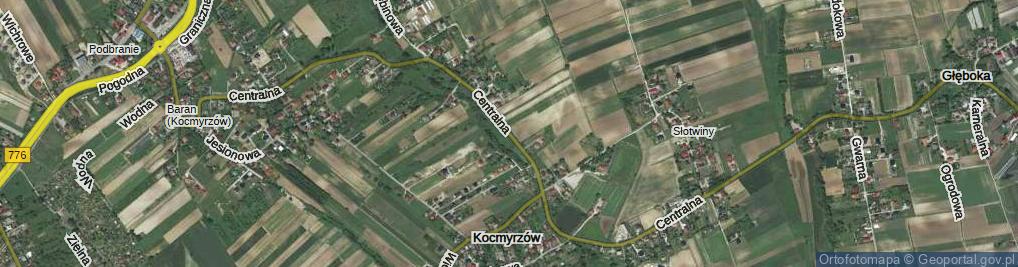 Zdjęcie satelitarne Centralna ul.