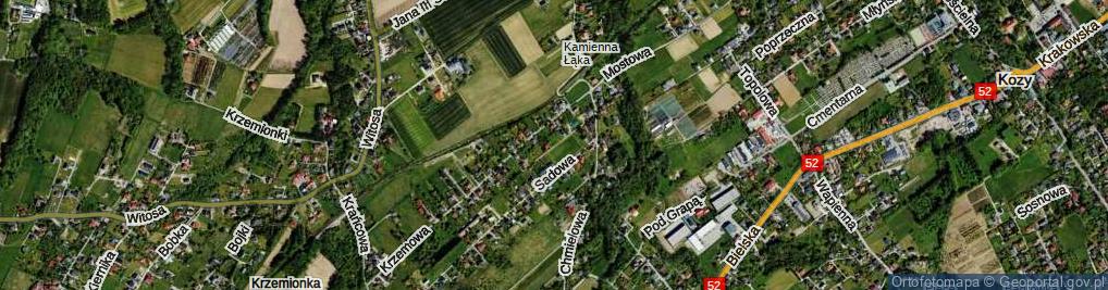 Zdjęcie satelitarne Cedrowa ul.