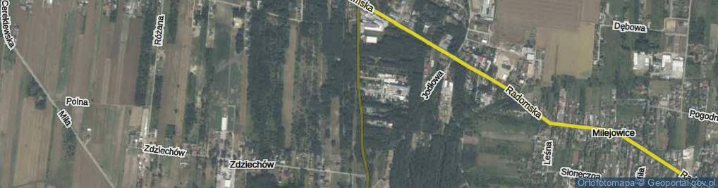 Zdjęcie satelitarne Cerekiewska ul.