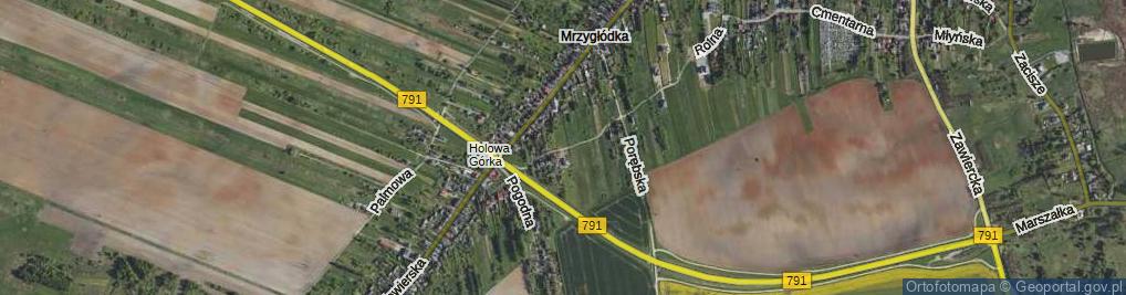 Zdjęcie satelitarne Cegielniana ul.