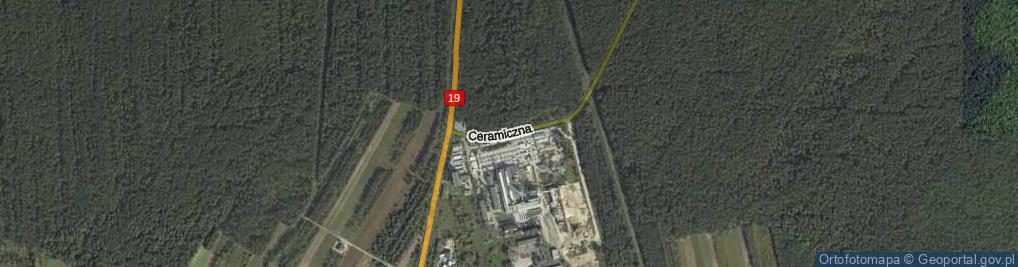 Zdjęcie satelitarne Ceramiczna ul.
