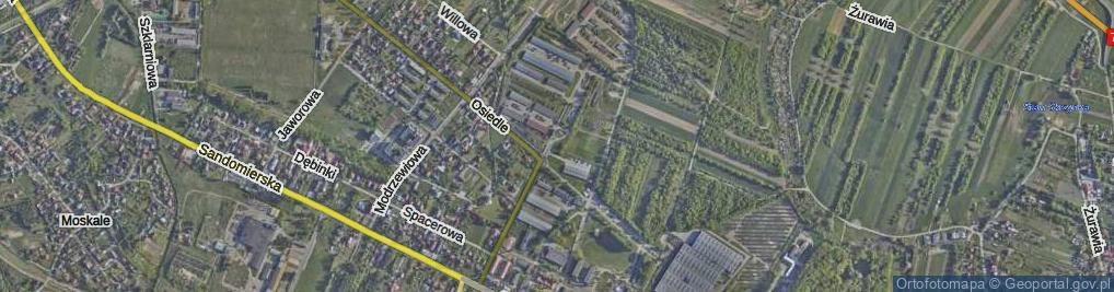 Zdjęcie satelitarne Cedrowa ul.