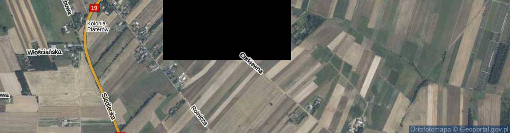 Zdjęcie satelitarne Cerkiewna ul.