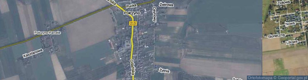 Zdjęcie satelitarne Ceynowy ul.