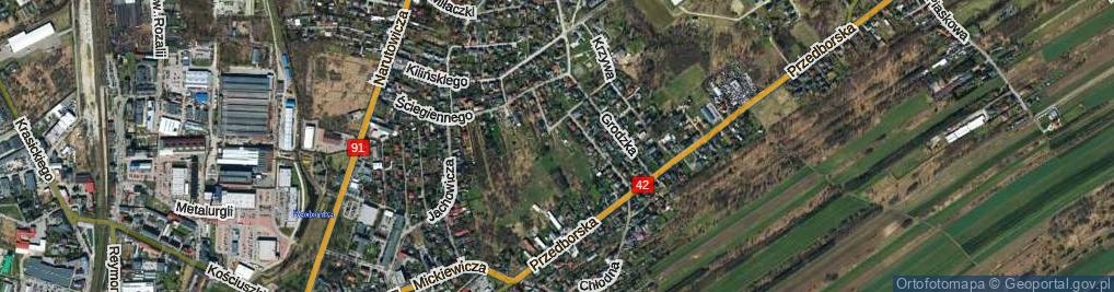 Zdjęcie satelitarne Cedrowa ul.