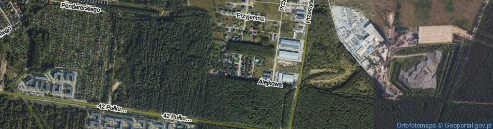 Zdjęcie satelitarne Cedrowa ul.