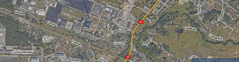 Zdjęcie satelitarne Ceramiczna ul.