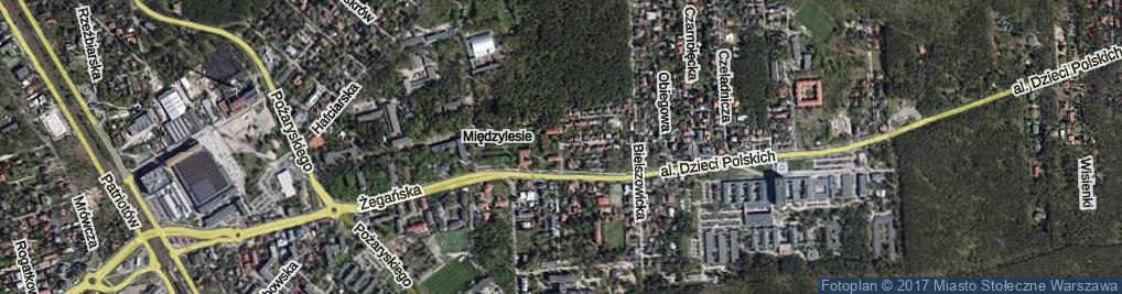 Zdjęcie satelitarne Celestynowska ul.