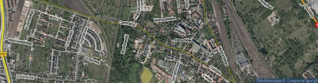 Zdjęcie satelitarne Centralna ul.