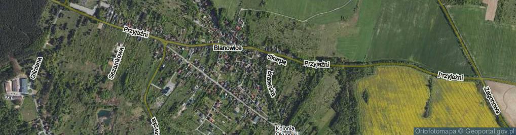 Zdjęcie satelitarne Cedrowa ul.