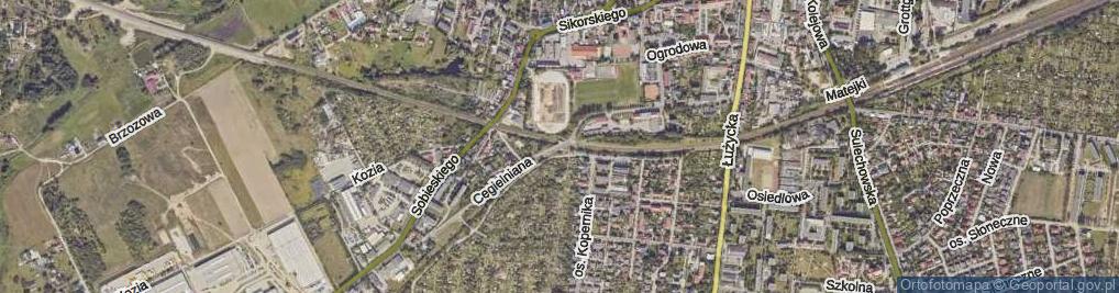 Zdjęcie satelitarne Cegielniana ul.