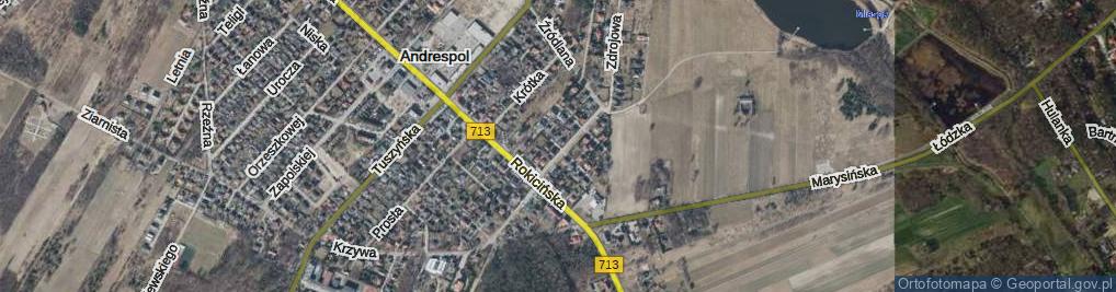 Zdjęcie satelitarne Chopina Fryderyka ul.