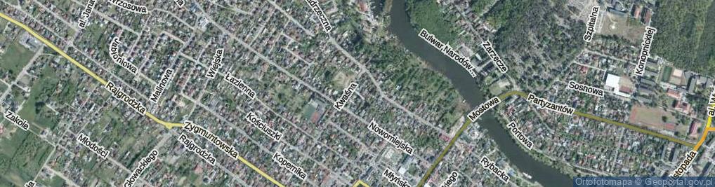 Zdjęcie satelitarne Chwalczewskiego Piotra ul.