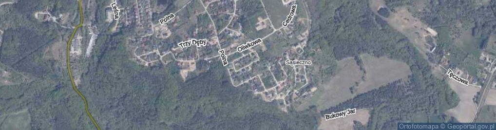 Zdjęcie satelitarne Chabrowa ul.