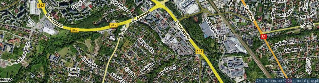 Zdjęcie satelitarne Chłodna ul.