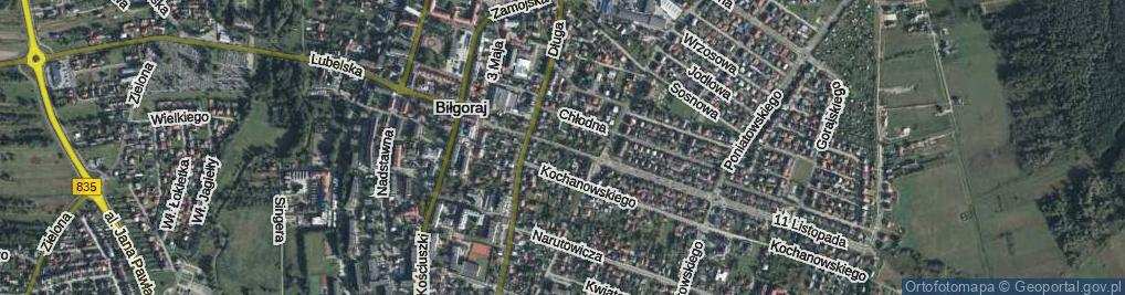 Zdjęcie satelitarne Chmielewskiego Józefa, ks. ul.