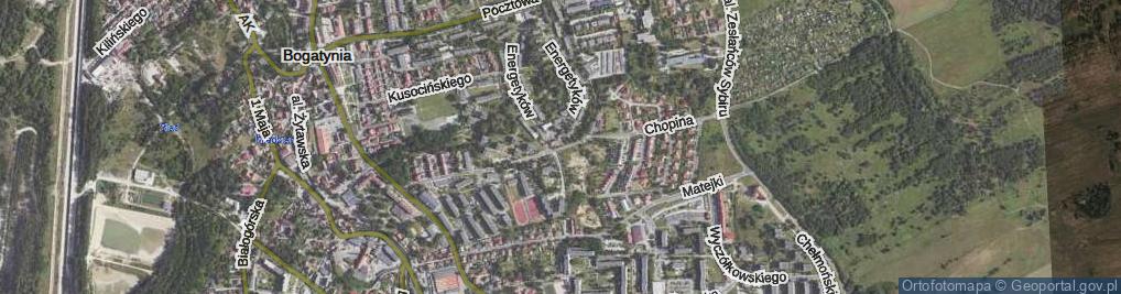 Zdjęcie satelitarne Chopina Fryderyka ul.