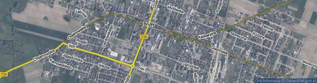 Zdjęcie satelitarne Chełmowskiego Józefa ul.