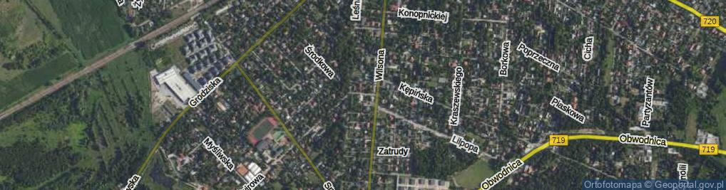 Zdjęcie satelitarne Charci Skok ul.