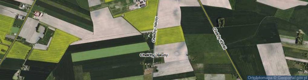 Zdjęcie satelitarne Chełchy-Jakusy ul.