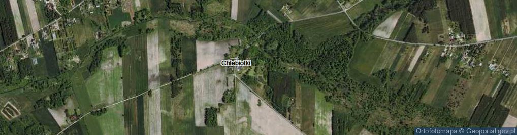 Zdjęcie satelitarne Chlebiotki ul.