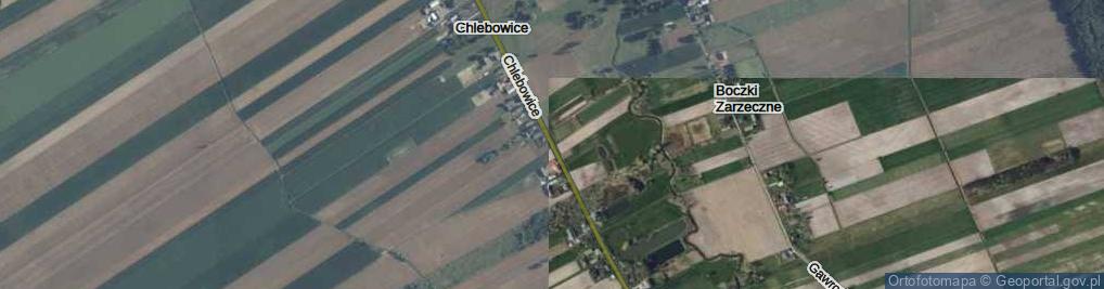 Zdjęcie satelitarne Chlebowice ul.