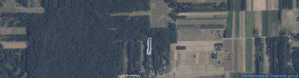 Zdjęcie satelitarne Chlewiska ul.